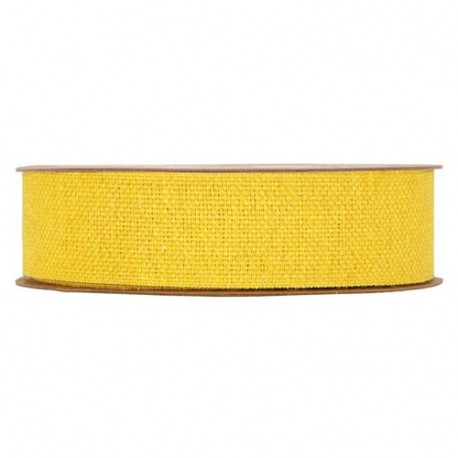 POLYCOTTON RIBBON MM25X20MT YELLOW  -