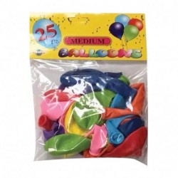 PALLONCINI ASSORTITI MEDIUM 25PZ