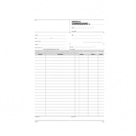 BL. COPIA COMMISIONE 50X2 C/C 225X148  -
