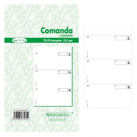 BL. COMANDE 3 TAGLIANDI 25X2 17X10 -