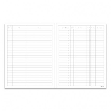 REGISTRO PROT. INV, DEI LIBRI 96PG 310X