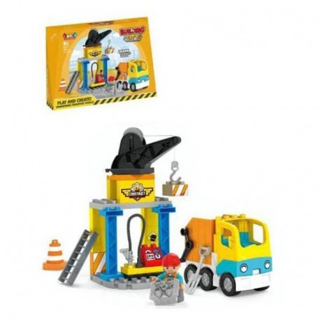 PLAYSET MATTONCINI TEMA CANTIERE 36PZ -
