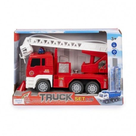 AUTOSCALA POMPIERI 1:16 LUCI SUONI OBOX