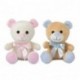 ORSETTO H16CM DETTGLI ROSA AZZ ASSORT  -