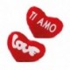 CUORE 45CM. ASS TI AMO-LOVE - 25729
