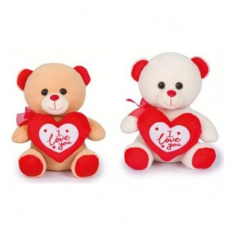 PELOUCHE ORSETTO H.23CM C/CUORE LOVE - PELOUCHE ORSETTO H.23CM C/CUORE LOVE -