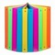 RACCOGLITORE PPL FLUO A4 D.30 4 ANELLI