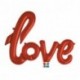 PALLONCINI FOIL SCRITTA LOVE RED 101X67