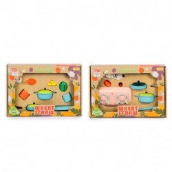 SET CUCINA PLASTIC RICICLAT 15PZ WBOX 2A