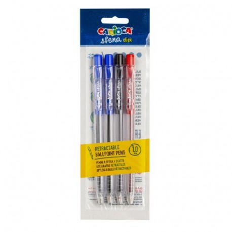 PENNE SFERA SCATTO FLOWPACK 4PZ ASS -