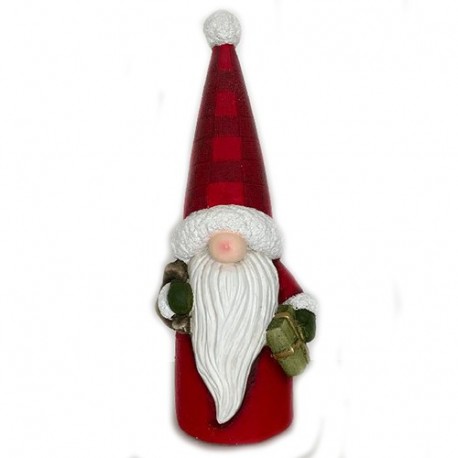 BABBO NATALE IN RESINA 24X18XH.57CM  -