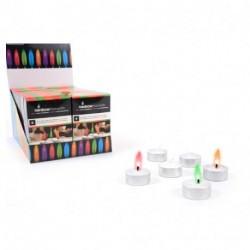 TEALIGHT C/FIAMMA COL. 6PZ - 24102