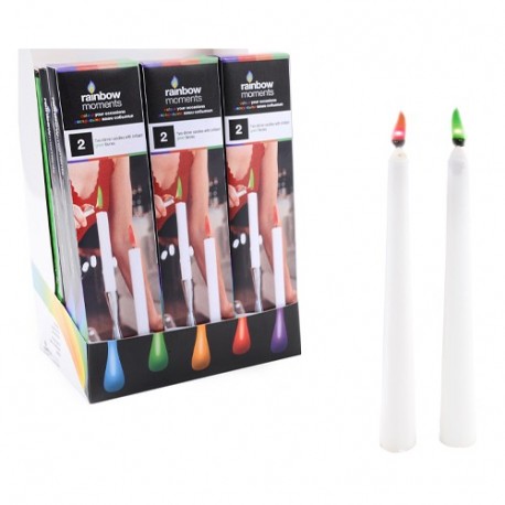 CANDELE C/FIAMMA COL. 2PZ - 24133