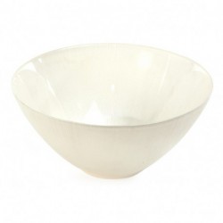 CIOTOLA IN VETRO 29,5CM COL. MADREPERLA