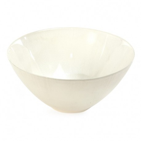 CIOTOLA IN VETRO 29,5CM COL. MADREPERLA