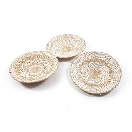 CENTROTAVOLA INTRECCIATO 35X5CM ASS.  -