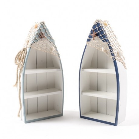 MOBILETTO BARCA IN LEGNO ASSORTITO 18X8X