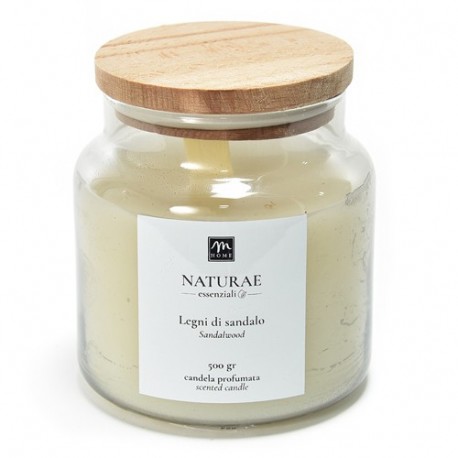 CANDELA IN BARATTOLO GR500 10X11 LEGNI