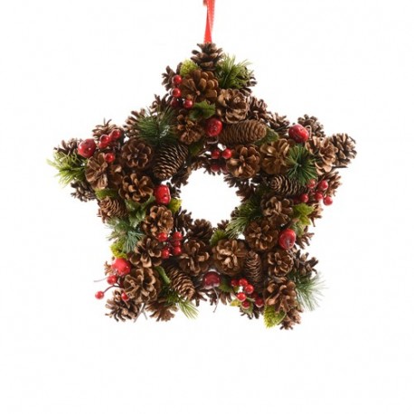 STELLA DIETROPORTA NATALIZIA D.42XH8CM