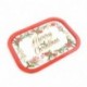 VASSOIO IN LATTA MERRY CHRISTMAS 40X28X1