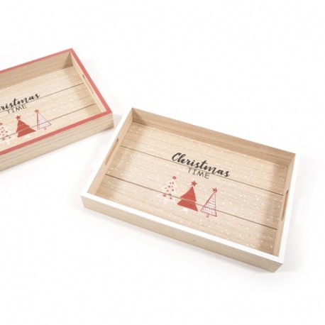 VASSOIO NATALIZIO 38X25X5CM  - 72990