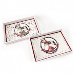 VASSOIO IN LEGNO CHRISTMAS GRANDE 30X45X
