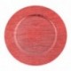 SOTTOPIATTO ROSSO IN PLASTICA D.33CM  -