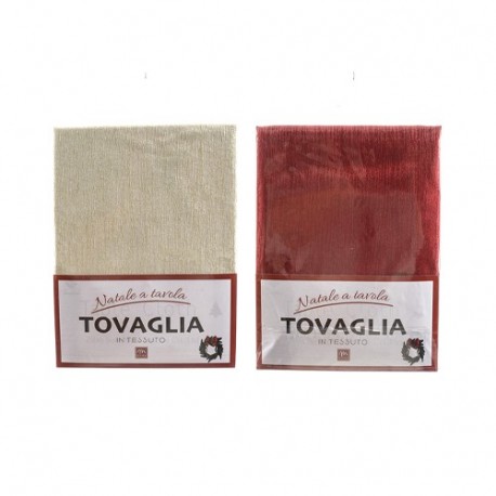 TOVAGLIA NATALIZIA IN TESSUTO 140X240CM