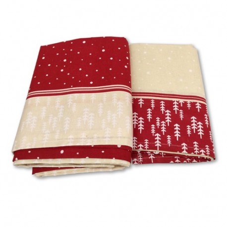 TOVAGLIA NATALIZIA IN COTONE 140X240CM
