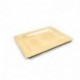 VASSOIO FOGLIA ORO 31.5X25X1.5CM  -