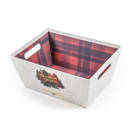 CESTINO IN CARTA 27X20XH12.3CM  - 57468