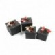 SET 2 SCATOLE QUADRATE C/DECORAZIONE 16X