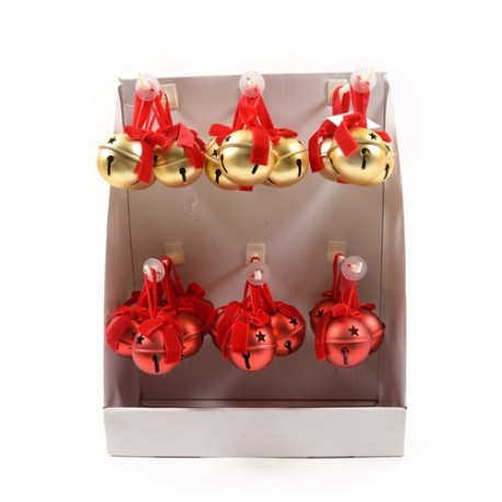 PENDENTE CAMPANELLA C/FIOCCO 6X9XH.13CM