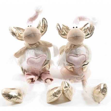 RENNA SISSY REINDEER 18X14X62CM ASS.