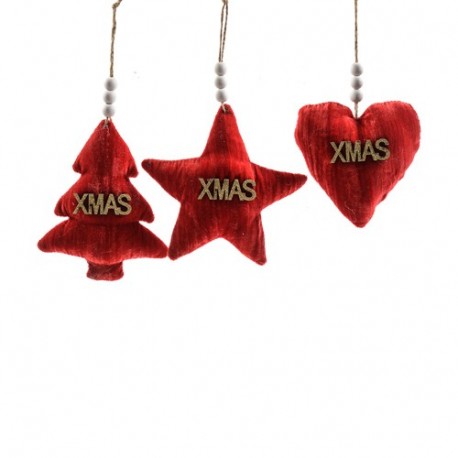 PENDENTE IN TESSUTO DIAM. 14 CM  - 53530