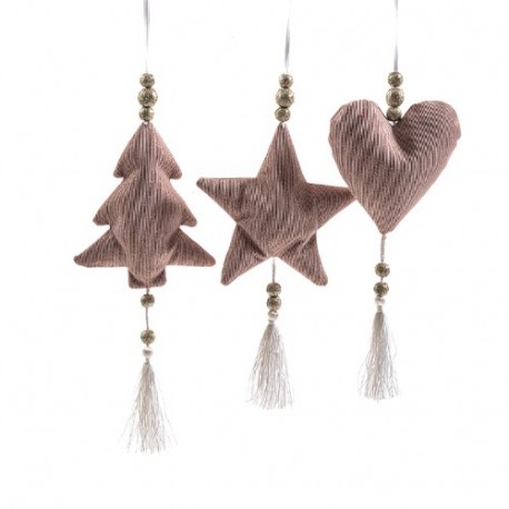 PENDENTE IN TESSUTO 14XH.28 CM  - 53585