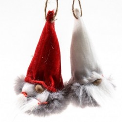 PENDENTE BABBO NATALE DIAM.7XH.11CM  -