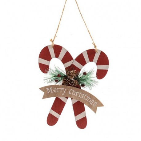 PENDENTE IN LEGNO 15XH.18CM  - 54476