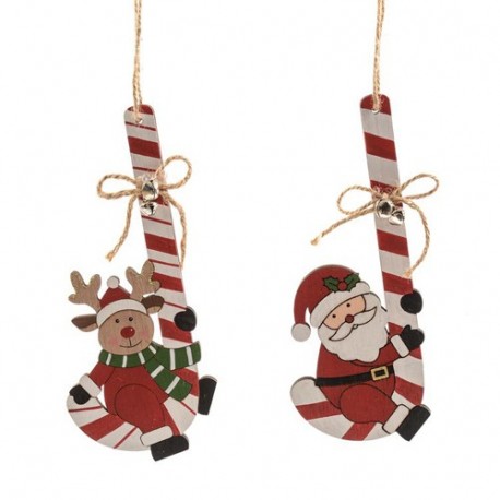 PENDENTE IN LEGNO 8XH.19CM ASSORTITO  -