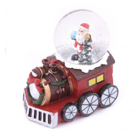 TRENINO PALLA DI NEVE 7,5X5XH.8CM  -