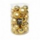 CONFEZIONE 50 PALLE IN PLASTICA ORO MISU