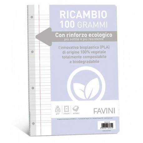 RICAMBIO RINFORZATO BIO 100GR B A4 F4