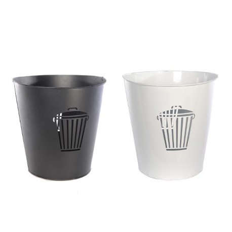 CESTINO GETTACARTE IN METALLO ASSORTITO