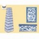 SET 10 SCATOLE FOGLIE BLU - ST6258