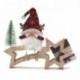 GNOMO IN LEGNO C/STELLA C/LED H.18X20X3.