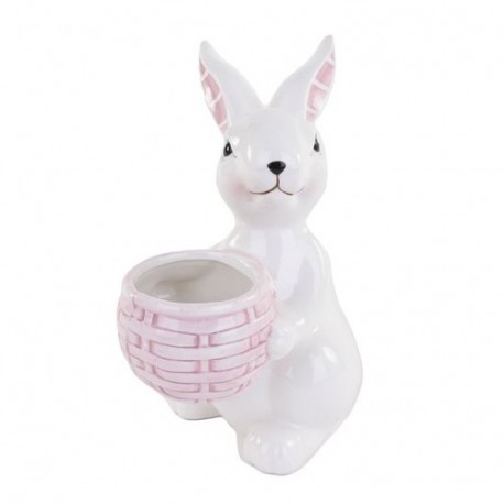 CONIGLIO DI PORC.CON CESTO  - DS 46174