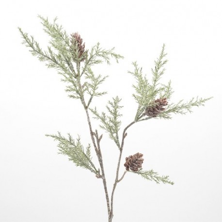 RAMO DI PINO X 2 69CM INNEVATO  - DS