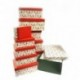 SET 10SCATOLE CARTA RETT. NATALE VERDE/R