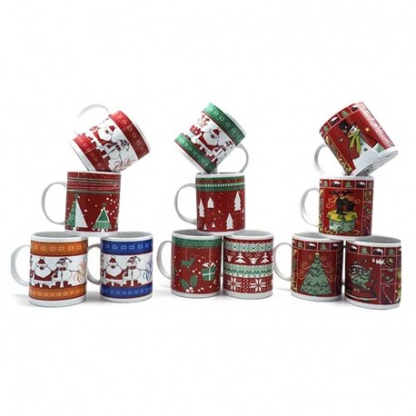 TAZZA MUG H.9.5 DIAM.8/12CM.  NATALE  -