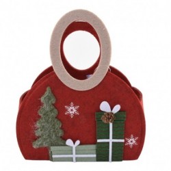 BORSA 19X8,5XH22,5CM ROSSO  - DS 49093A